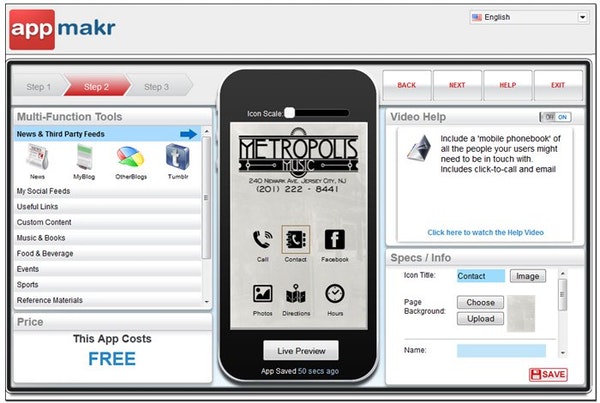 Viết ứng dụng di động đơn giản bằng app makr