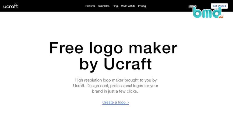 Công cụ tạo logo trực tuyến Ucraft Logo Maker