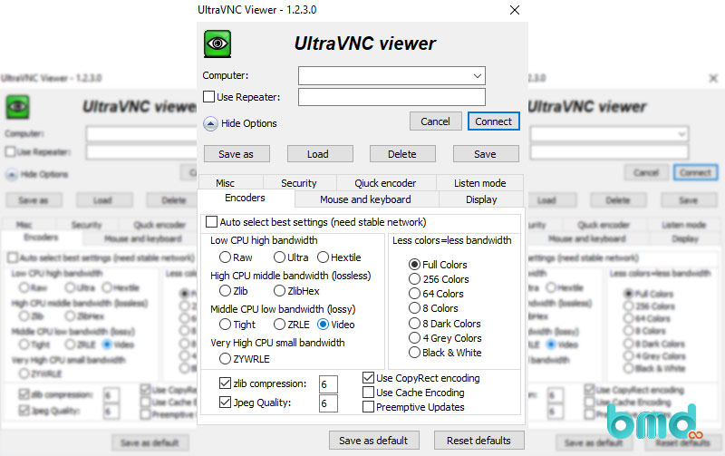 Phần mềm điều khiển máy tính từ xa UltraVNC
